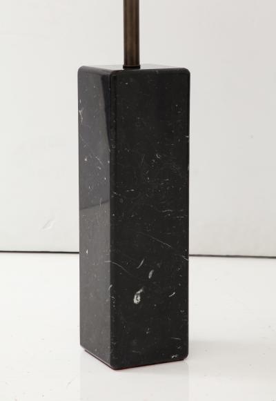 Walter Von Nessen 1960s Modern Walter Von Nessen Carrara Marble Table Lamps