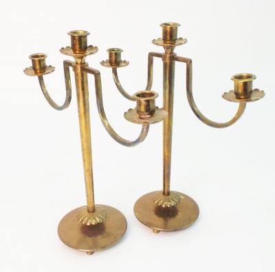 Walter Von Nessen Art Deco Candleabra by Walter von Nessen for Chase