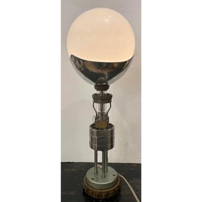 Walter Von Nessen Art Deco Machine Age Steampunk Table Lamp After Walter Von Nessen