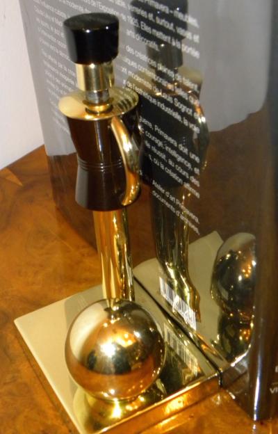 Walter Von Nessen Chase Sentinel Bakelite Brass Bookends by Walter Von Nessen