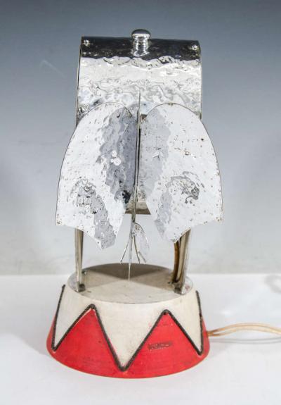 Walter Von Nessen Exceptional Modernist Art Deco Circus Elephant Lamp by Walter Von Nessen