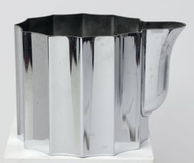 Walter Von Nessen Fluted Chrome Coffee Set by Walter Von Nessen for Chase MFG 1931 United States
