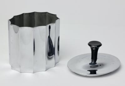 Walter Von Nessen Fluted Chrome Coffee Set by Walter Von Nessen for Chase MFG 1931 United States