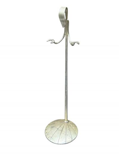 Walter Von Nessen NICKELED BRONZE ART DECO FIRE TOOLS BY WALTER VON NESSEN
