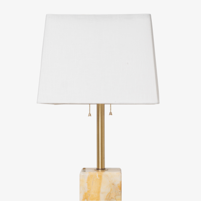 Walter Von Nessen Siena Marble Table Lamp by Walter Von Nessen for Nessen Lamps