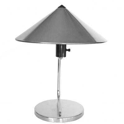 Walter Von Nessen Walter Von Nessen Pair of Steeamline Table Lamps 1938