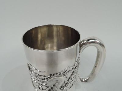 Wang Hing Large Chinese Silver Dragon Mug