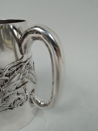 Wang Hing Large Chinese Silver Dragon Mug