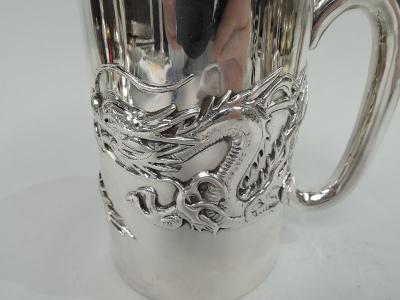 Wang Hing Large Chinese Silver Dragon Mug