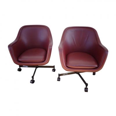 Ward Bennett 1 Ward Bennett for Brickel and Associates Desk Conference Chair