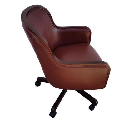 Ward Bennett 1 Ward Bennett for Brickel and Associates Leather Desk Chair