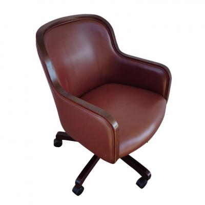 Ward Bennett 1 Ward Bennett for Brickel and Associates Leather Desk Chair