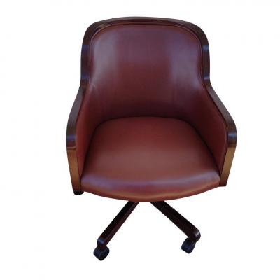 Ward Bennett 1 Ward Bennett for Brickel and Associates Leather Desk Chair