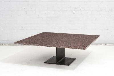 Ward Bennett I Beam Granite Coffee Table 1970