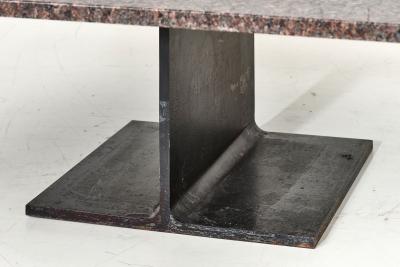 Ward Bennett I Beam Granite Coffee Table 1970