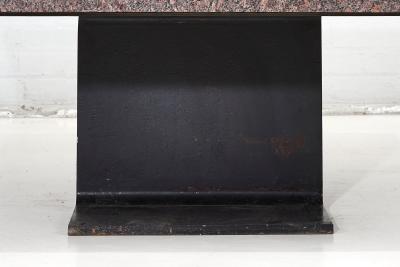 Ward Bennett I Beam Granite Coffee Table 1970