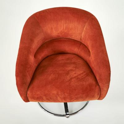 Ward Bennett Pair of Ward Bennett Lounge Chairs