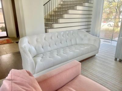 Ward Bennett Ward Bennett Tufted Leather Sofa