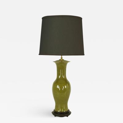 crackle glaze table lamp