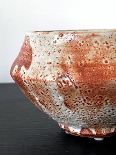 Warren MacKenzie Studio Ceramic Bowl in Shino Glaze by Warren Mackenzie