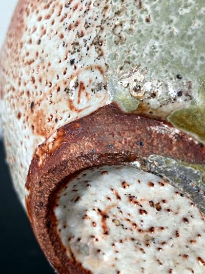 Warren MacKenzie Studio Ceramic Bowl in Shino Glaze by Warren Mackenzie