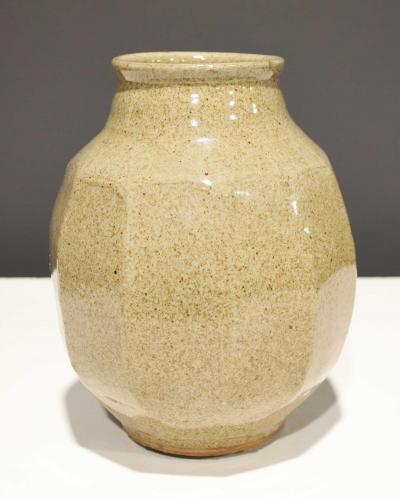 Warren MacKenzie Warren MacKenzie Large Signed Glazed Stoneware Vase