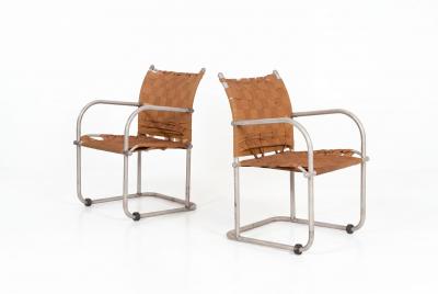 Warren McArthur Corporation Pair of Warren McArthur Style No 612 Tennis Chairs 1935