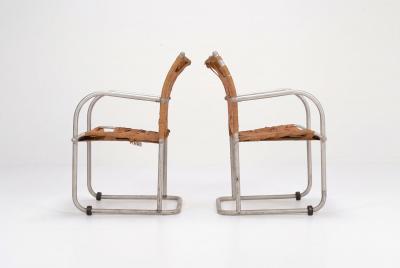 Warren McArthur Corporation Pair of Warren McArthur Style No 612 Tennis Chairs 1935