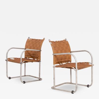 Warren McArthur Corporation Pair of Warren McArthur Style No 612 Tennis Chairs 1935