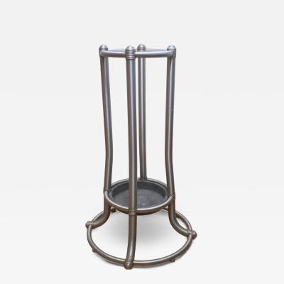 Warren McArthur Corporation Warren McArthur Umbrella Stand Rome NY 1934 Pat Applied For Anodic Aluminum