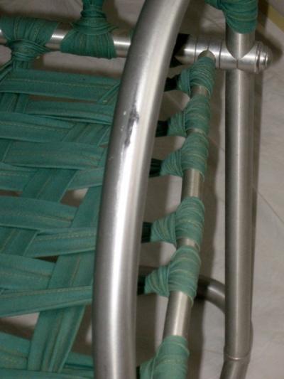 Warren McArthur Set of Four Warren McArthur Webbed Lounge Chairs circa 1938