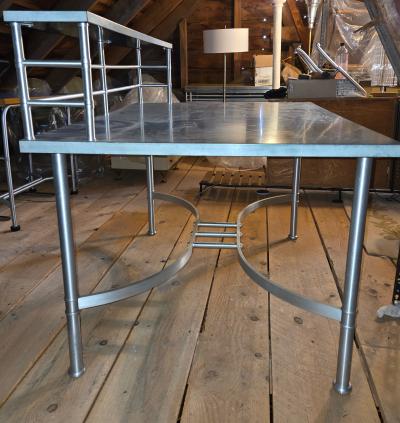 Warren McArthur Warren McArthur Furniture Corp Warren McArthur Anodized Aluminum Study Desk State Library of Virginia 1939