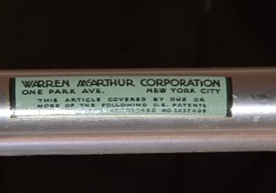 Warren McArthur Warren McArthur Furniture Corp Warren McArthur Anodized Aluminum Study Desk State Library of Virginia 1939