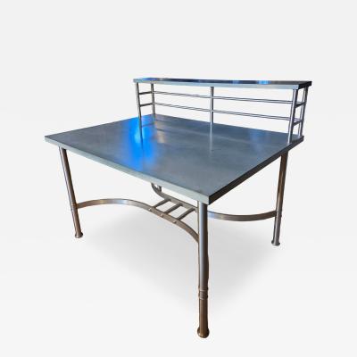 Warren McArthur Warren McArthur Furniture Corp Warren McArthur Anodized Aluminum Study Desk State Library of Virginia 1939