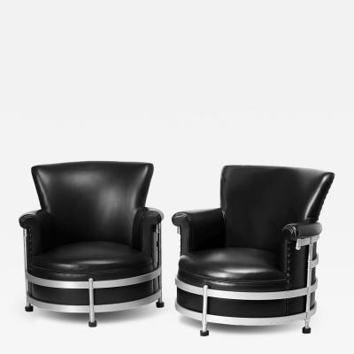 Warren McArthur Warren McArthur Furniture Corp Warren McArthur Pair of Original Chairman Chairs