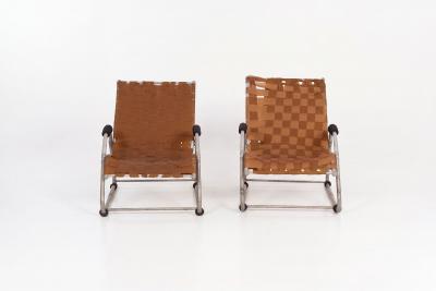 Warren McArthur Warren McArthur Furniture Corp Warren McArthur South Hampton Model 635 Lounge Chairs 1935