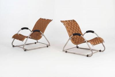 Warren McArthur Warren McArthur Furniture Corp Warren McArthur South Hampton Model 635 Lounge Chairs 1935
