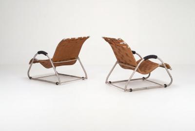 Warren McArthur Warren McArthur Furniture Corp Warren McArthur South Hampton Model 635 Lounge Chairs 1935