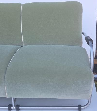 Warren McArthur Warren McArthur Furniture Corp Warren McArthur Style No 977L AUR 3 Seater Sofa Celadon Mohair 1938