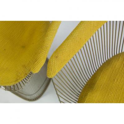 Warren Platner 1960s Vintage Warren Platner Dining Chairs Set of 4
