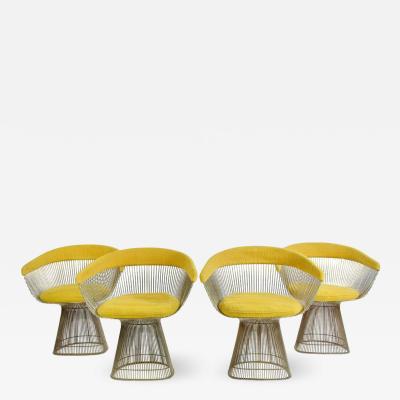 Warren Platner 1960s Vintage Warren Platner Dining Chairs Set of 4