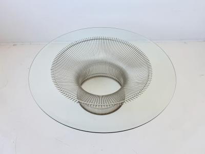 Warren Platner Large Wire Spoke Cocktail Table by Warren Platner for Knoll