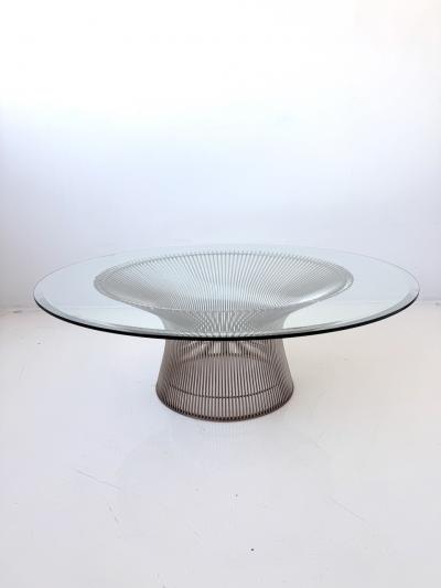 Warren Platner Large Wire Spoke Cocktail Table by Warren Platner for Knoll