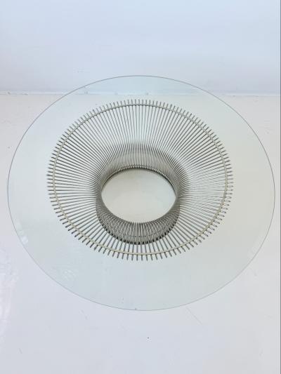 Warren Platner Large Wire Spoke Cocktail Table by Warren Platner for Knoll