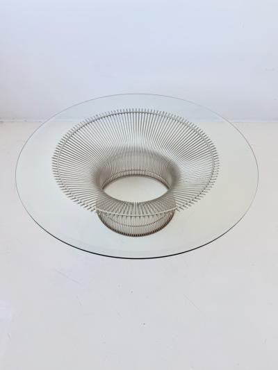 Warren Platner Large Wire Spoke Cocktail Table by Warren Platner for Knoll