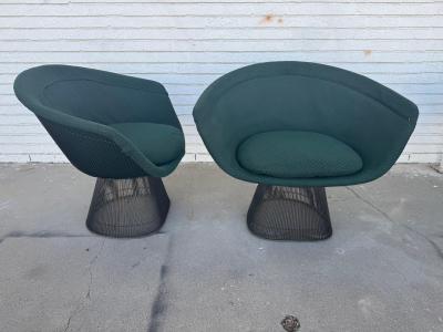Warren Platner Pair Warren Platner Lounge Chairs by Knoll Furniture