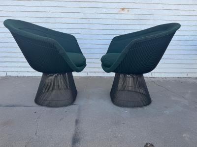 Warren Platner Pair Warren Platner Lounge Chairs by Knoll Furniture