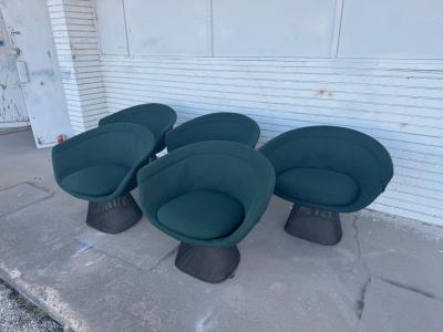 Warren Platner Pair Warren Platner Lounge Chairs by Knoll Furniture