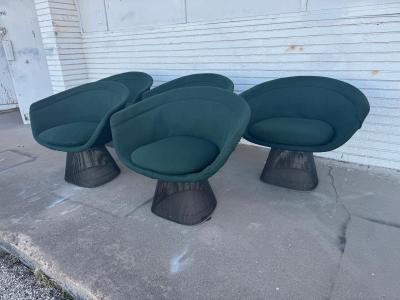 Warren Platner Pair Warren Platner Lounge Chairs by Knoll Furniture