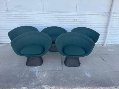Warren Platner Pair Warren Platner Lounge Chairs by Knoll Furniture